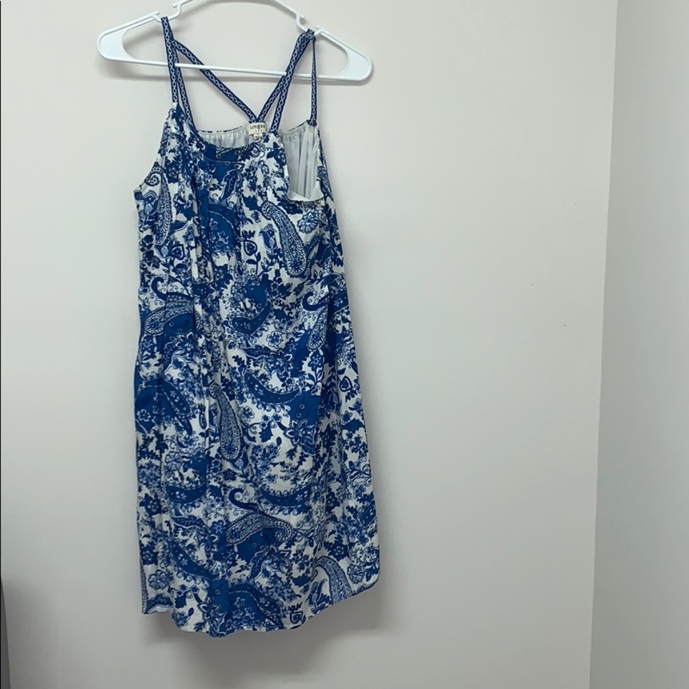 Umgee blue paisley print dress